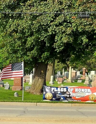 Cemetary banner