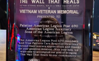 11/7/2024 Plaque to Palatine American Legion