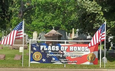 5-21-2026- Flags at W. Dundee Cemetery